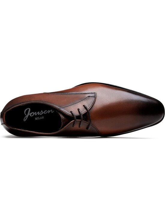 Men\'s Yellow Brown 1 Dress Shoes Leather Wingtip Formal Business Oxford Shoes main image 2